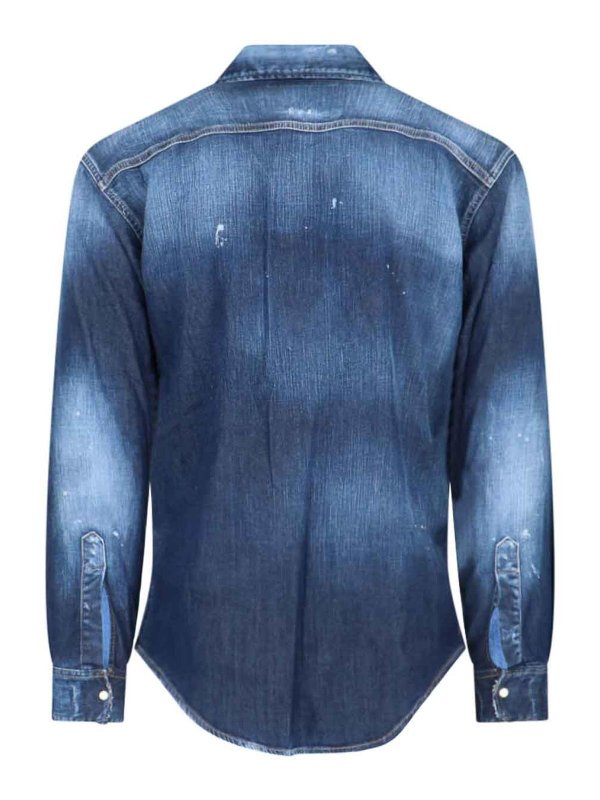 DSQUARED2: camicie online - Camicia In Denim