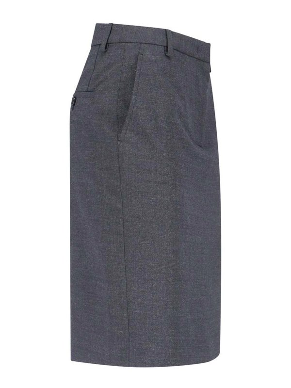 The Best Shops ASPESI: Faldas media pierna y semilargas - Falda Semilarga - Gris