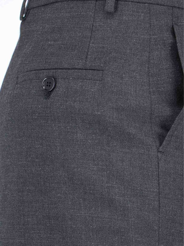 Falda Semilarga - Gris shop online: ASPESI