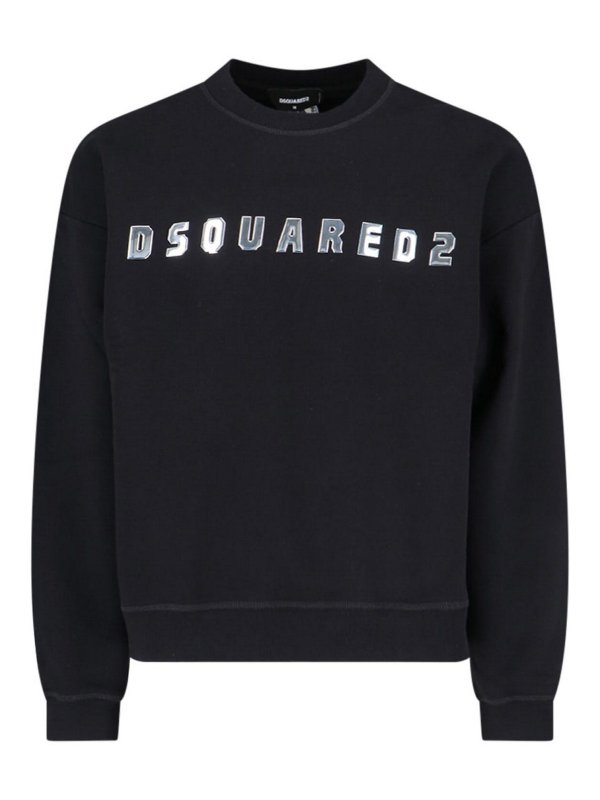 DSQUARED2: Sweatshirts und Pullover - Sweatshirt - Schwarz