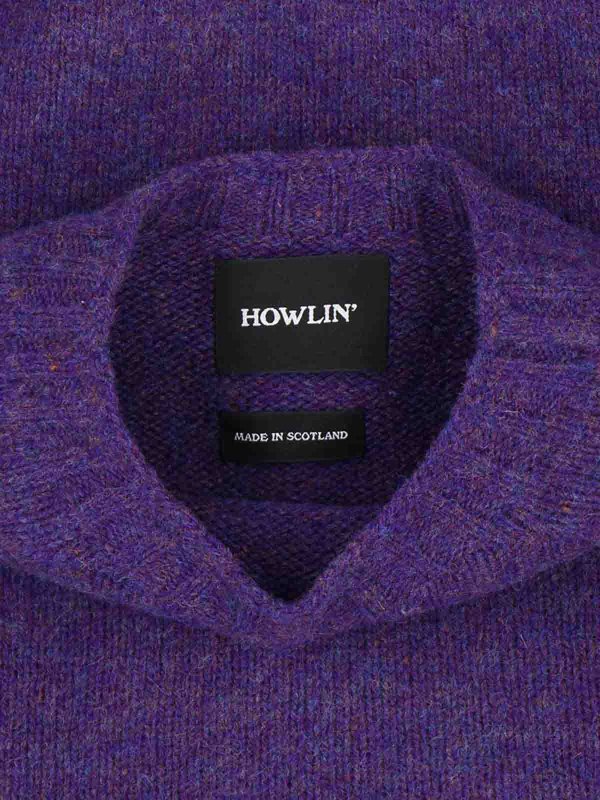 The Best Shops HOWLIN: U-Boot-Ausschnitt - U-Boot-Pullover - Lila