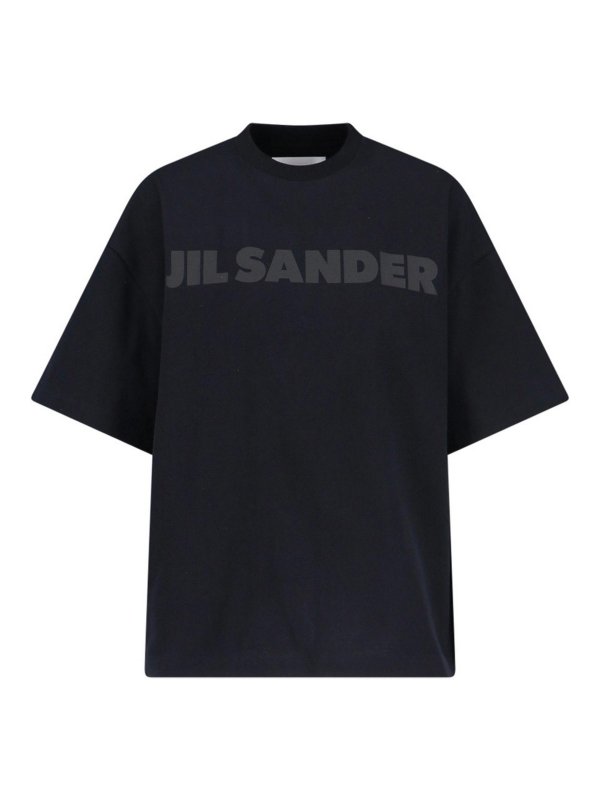 JIL SANDER: T-shirts - T-Shirt - Schwarz