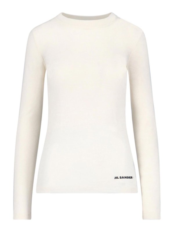 Jil Sander Logo T-shirt - White - Women | J40GC0022J70021102