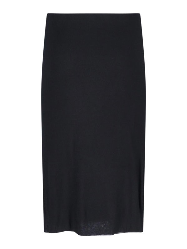 KHAITE: ニーレングススカート＆ミディ丈 online - 膝丈/ミディスカート - 黒