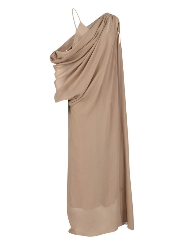 The Best Shops KHAITE: maxi dresses - Draped Maxi Dress