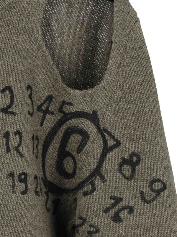 MM6 MAISON MARGIELA buy online U-Boot-Pullover - Grün