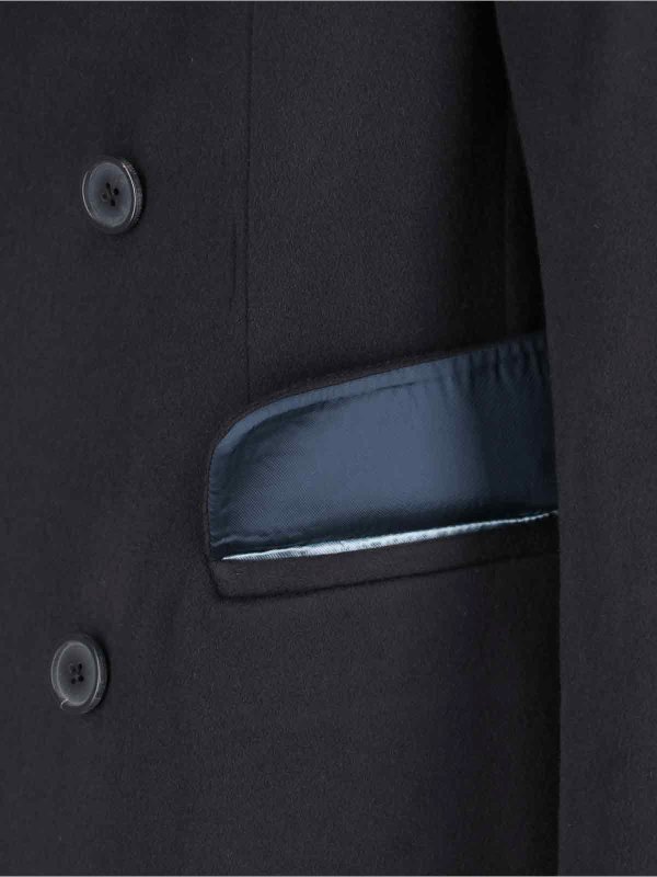 Double-breasted coat shop online: PAUL SMITH