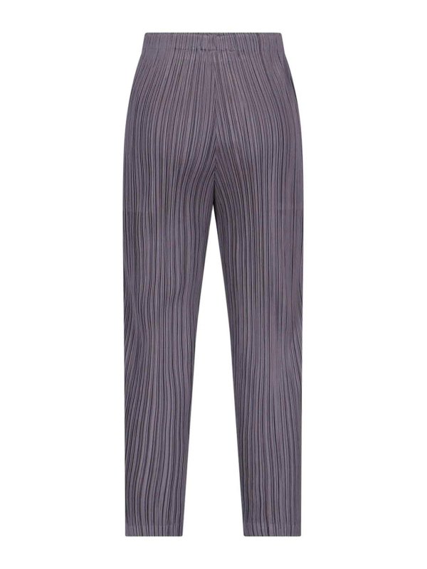 PLEATS PLEASE ISSEY MIYAKE: カジュアルトラウザー online - カジュアルパンツ - グレー