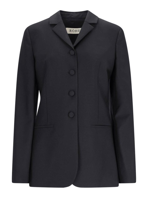 ROHE: Blazer - Blazer - Negro