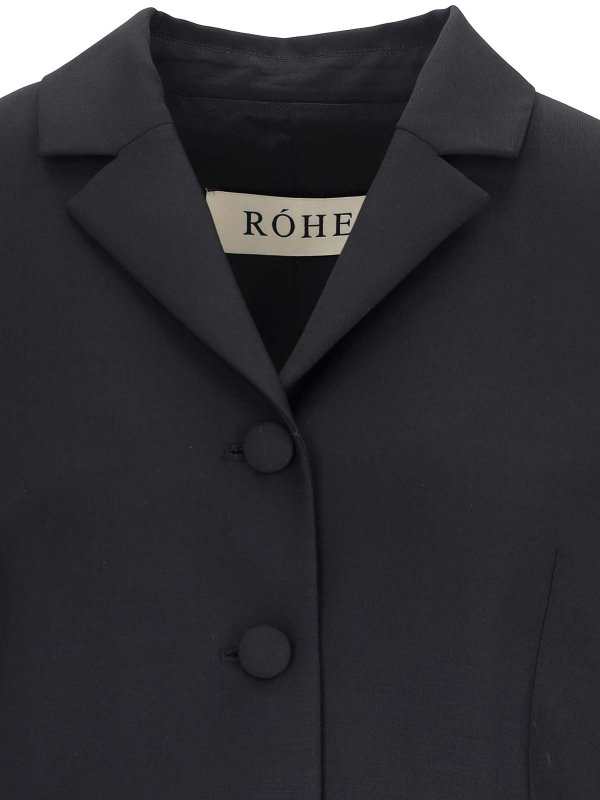 The Best Shops ROHE: Blazer - Blazer - Negro