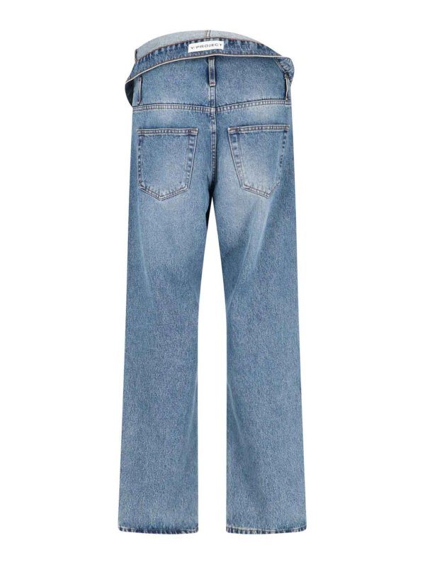 Y/PROJECT: ブーツカットジーンズ online - ブーツカットジーンズ - ブルー