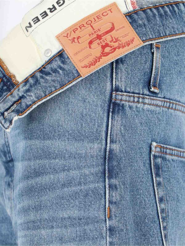 ブーツカットジーンズ - ブルー shop online: Y/PROJECT