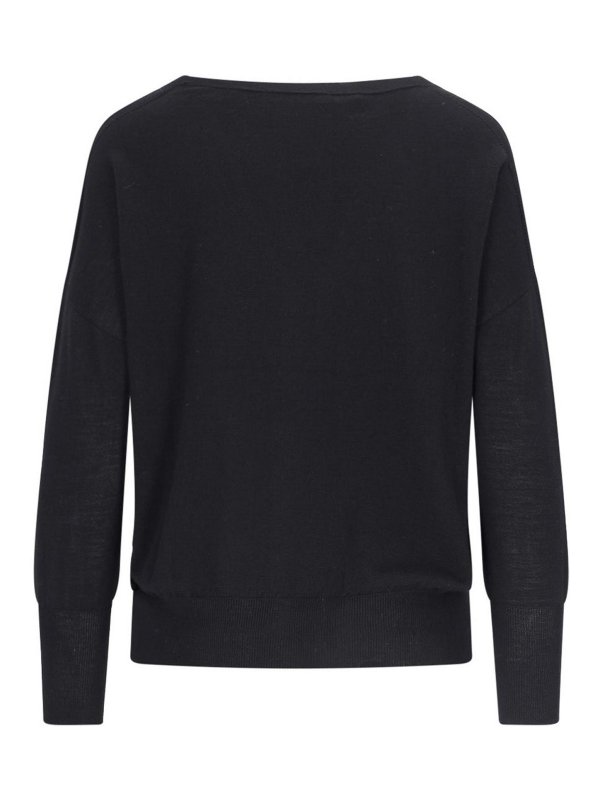 ZANONE: U-Boot-Ausschnitt online - U-Boot-Pullover - Schwarz