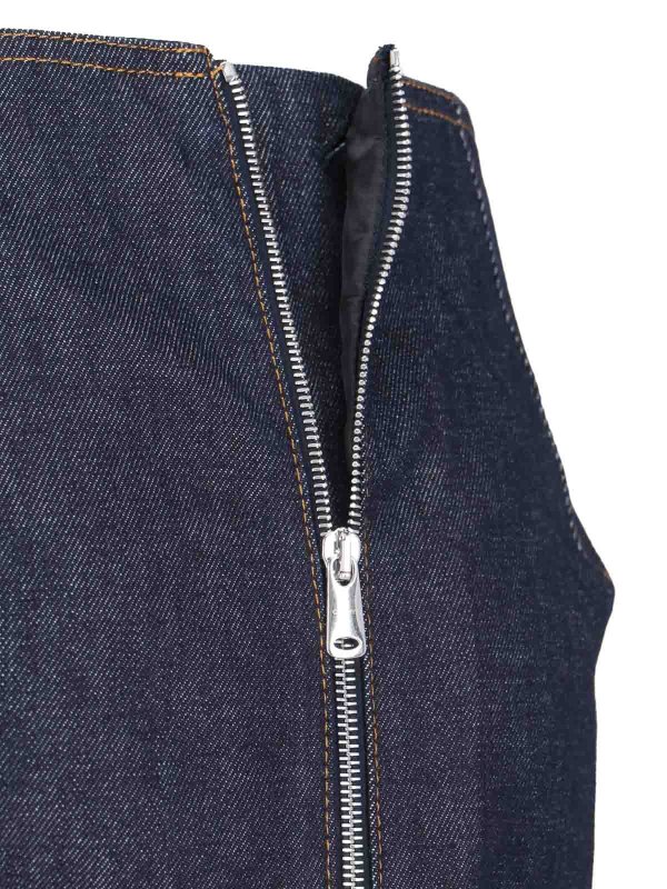 Falda Larga - Azul shop online: COPERNI