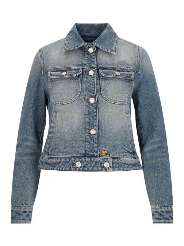 Courreges: Blazer - Blazer - Blau