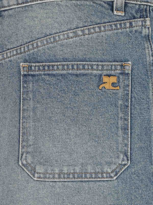 Courreges buy online 膝丈/ミディスカート - ブルー