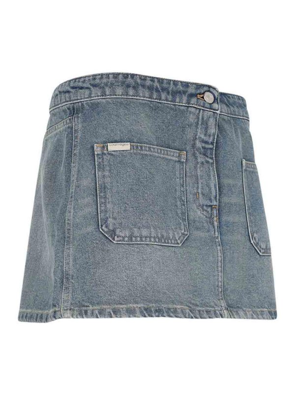 The Best Shops Courreges: Knee length skirts & Midi - Mini Denim Skirt