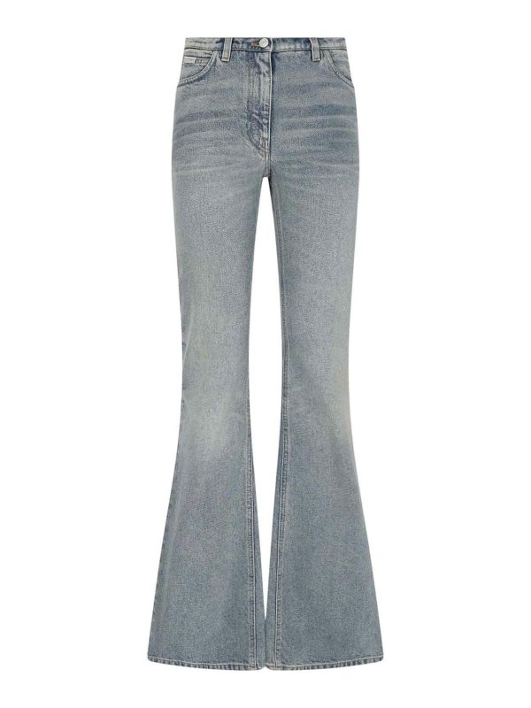 Courreges: ブーツカットジーンズ - ブーツカットジーンズ - ブルー