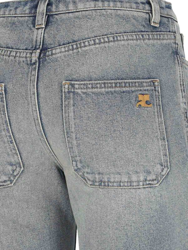 ブーツカットジーンズ - ブルー shop online: Courreges