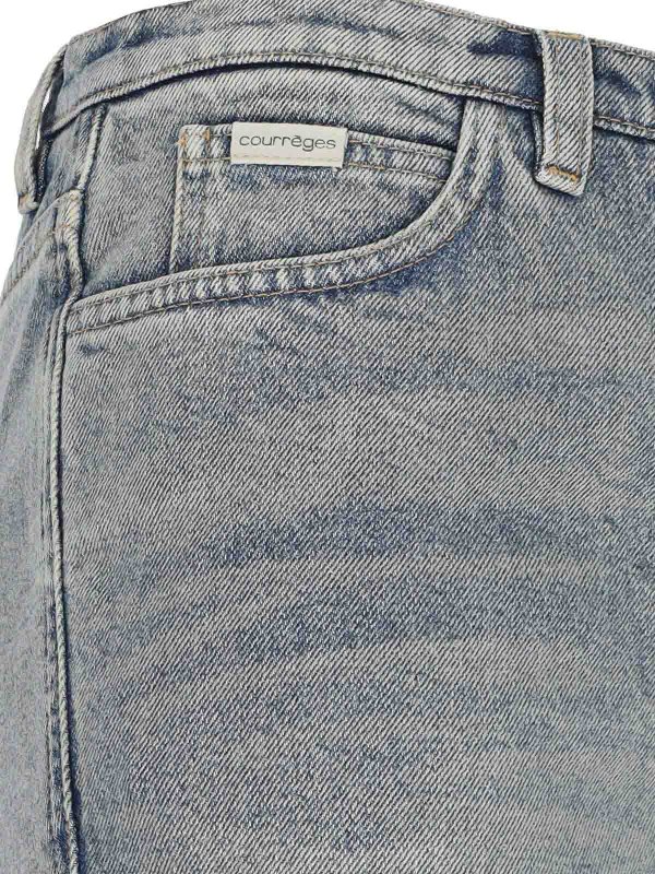 Courreges buy online ブーツカットジーンズ - ブルー