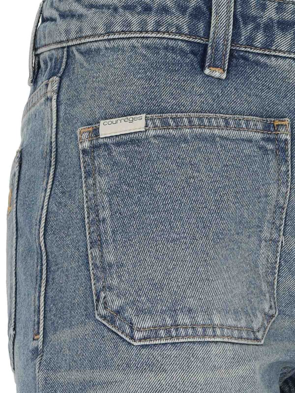 ブーツカットジーンズ - ブルー shop online: Courreges