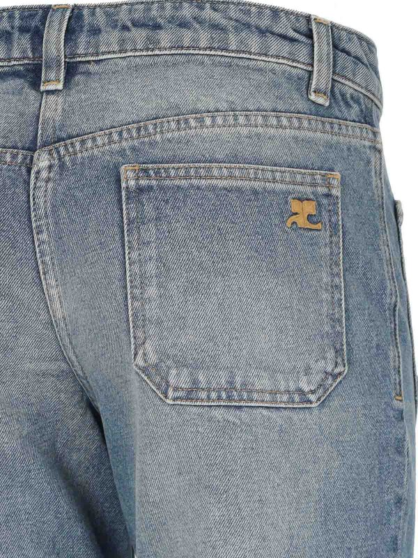 Courreges buy online ブーツカットジーンズ - ブルー