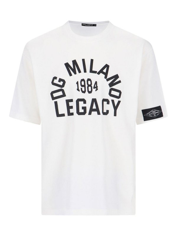 DOLCE & GABBANA: T-shirts - T-Shirt - Weiß