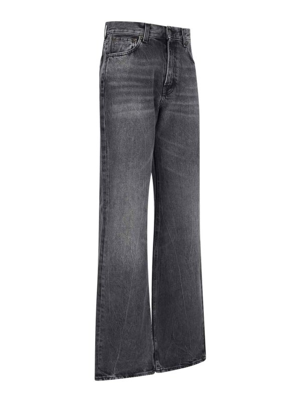 The Best Shops HAIKURE: ブーツカットジーンズ - ブーツカットジーンズ - 黒