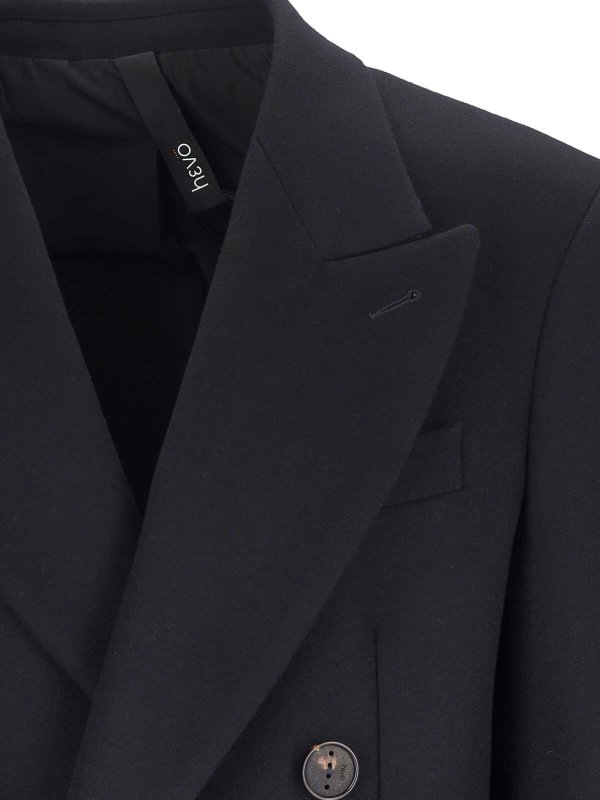 Double-breasted coat shop online: HEV