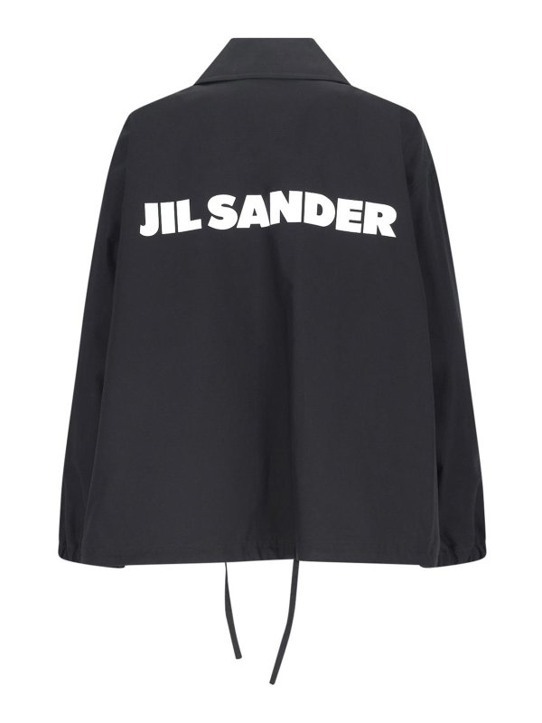 JIL SANDER: blazers online - Single-breasted Logo Jacket