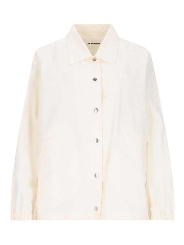 JIL SANDER: Hemden - Blazer - Weiß