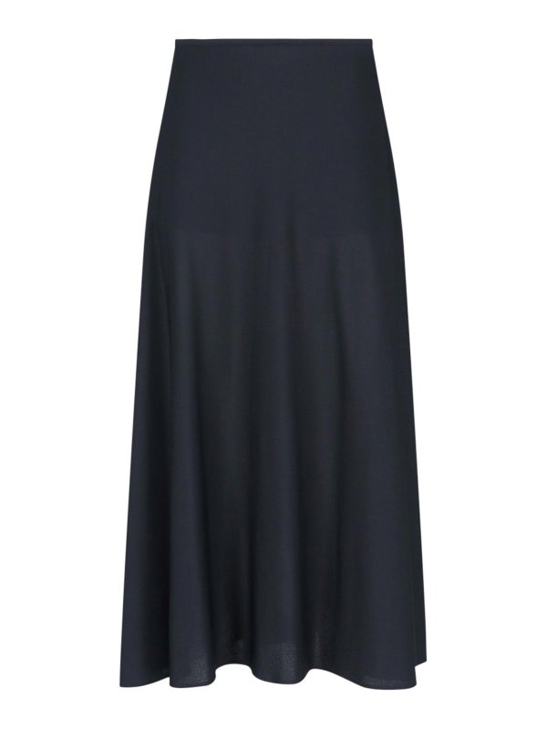 JIL SANDER: Knielange und Midi Röcke - Midirock - Schwarz