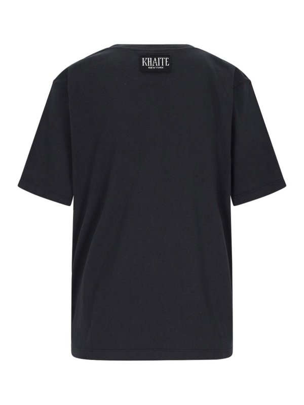 KHAITE: t-shirt online - Logo della maglietta