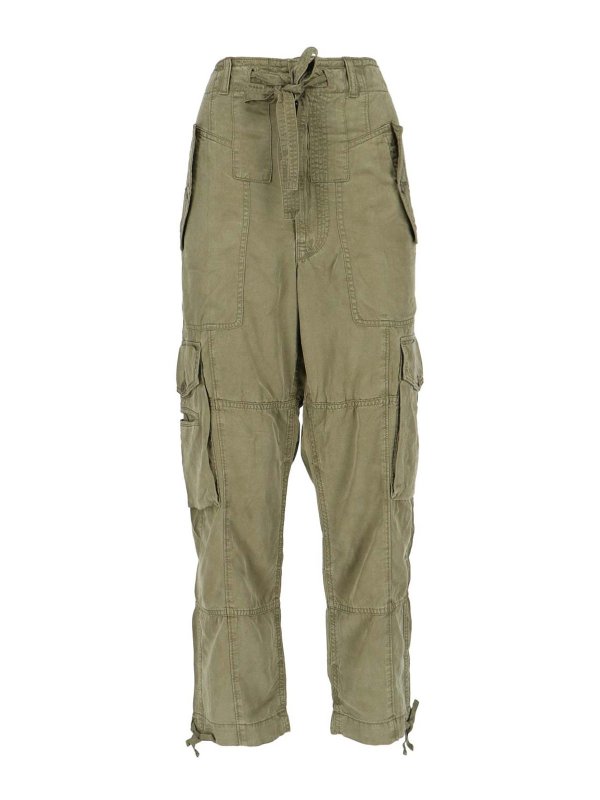 POLO RALPH LAUREN: Casual Hosen - Casual Hose - Grün