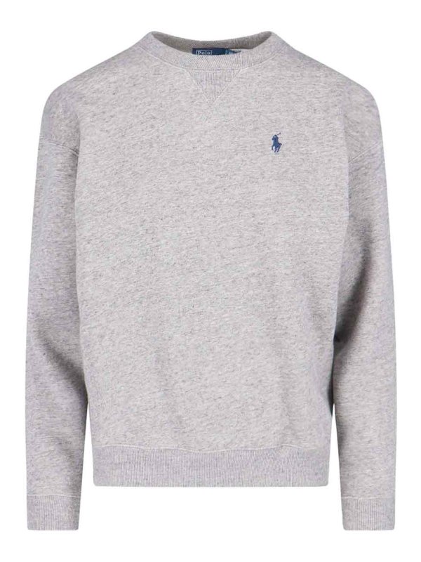 POLO RALPH LAUREN: Sweatshirts & Sweaters - Logo Crew Neck Sweatshirt