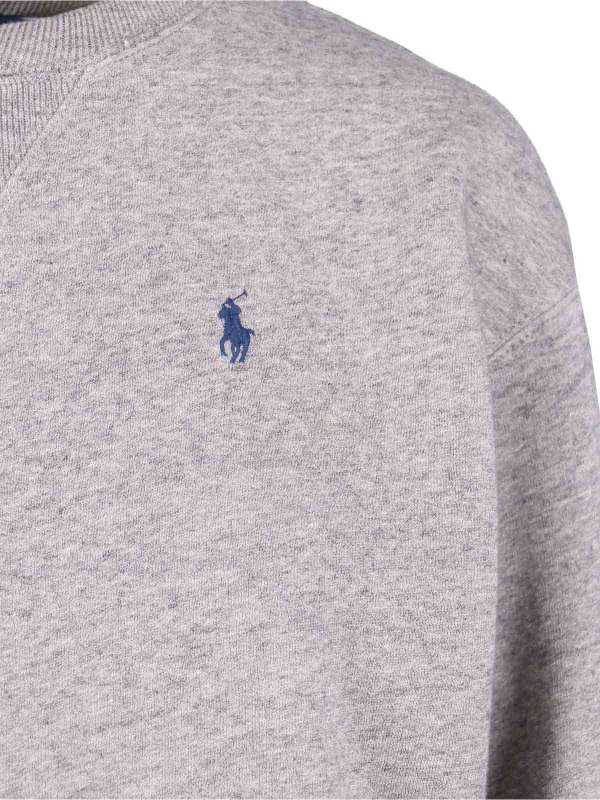 The Best Shops POLO RALPH LAUREN: Sweatshirts & Sweaters - Logo Crew Neck Sweatshirt