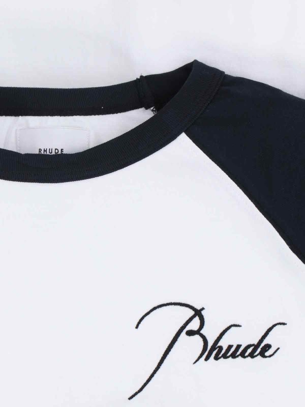 The Best Shops RHUDE: Camisetas - Camiseta - Blanco