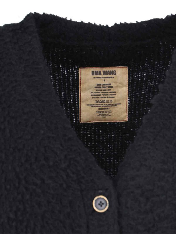Cardigan - Schwarz shop online: UMA WANG