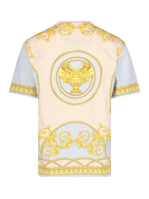 VERSACE: T-shirts online - T-Shirt - Beige