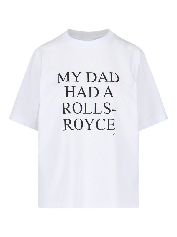 VICTORIA BECKHAM: T-shirts - T-Shirt - Weiß