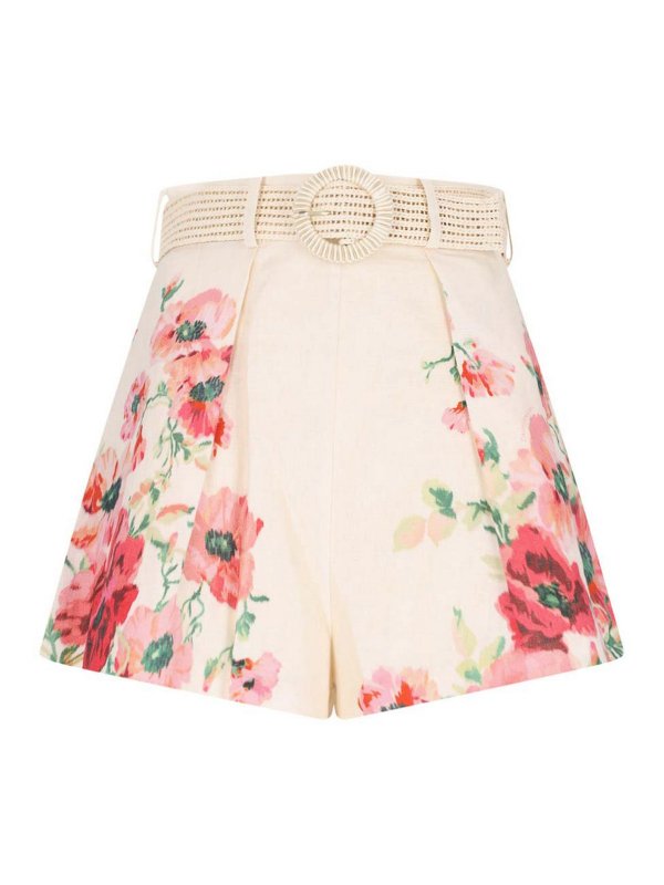 ZIMMERMANN: Hosen Shorts - Shorts - Weiß