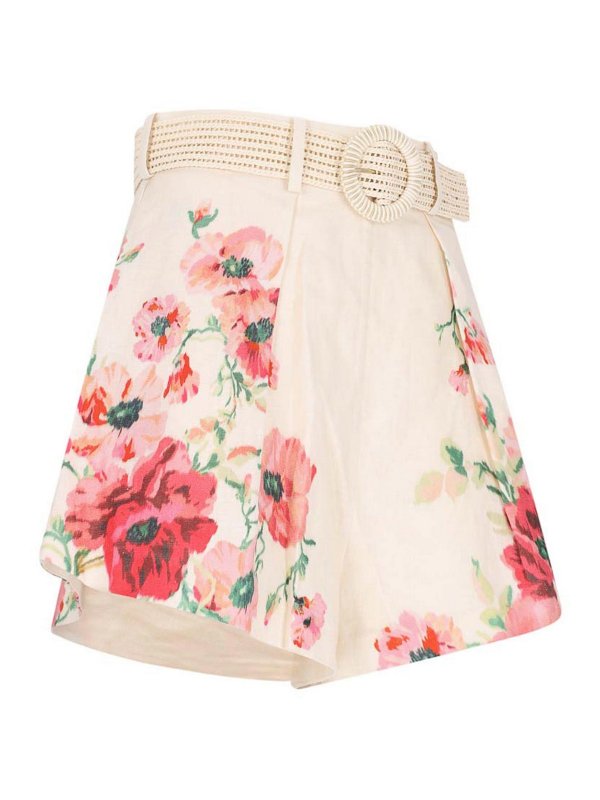 The Best Shops ZIMMERMANN: Hosen Shorts - Shorts - Weiß