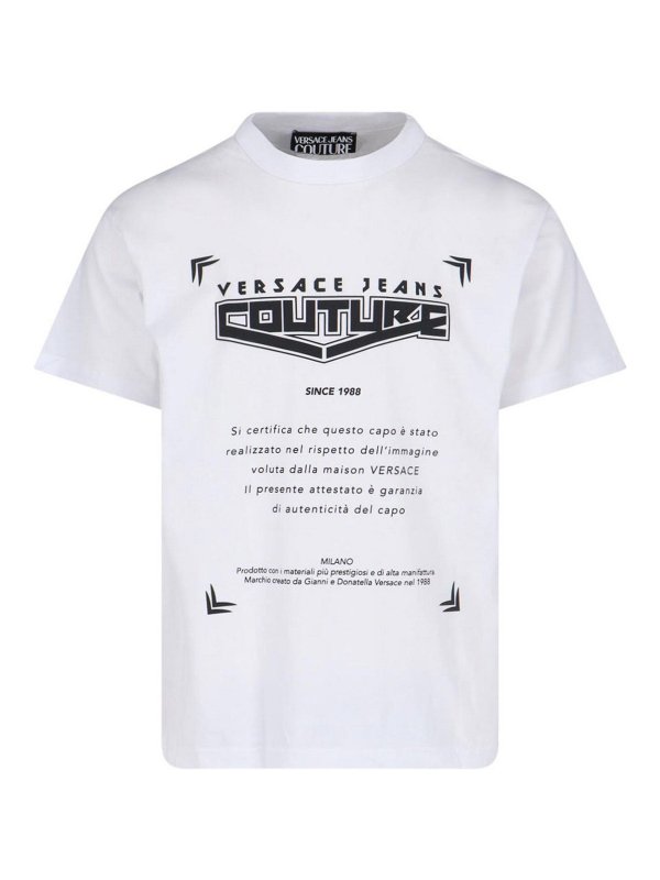 Versace Jeans Couture: t-shirt - Maglietta Stampa