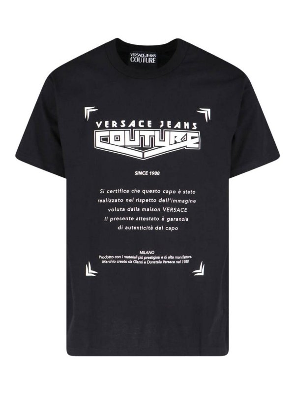 Versace Jeans Couture: t-shirts - T-Shirt Stampa