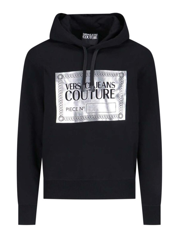 Versace Jeans Couture: Sweatshirts & Pulls - Sweat-Shirts - Noir