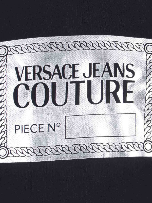The Best Shops Versace Jeans Couture: Sweatshirts & Pulls - Sweat-Shirts - Noir