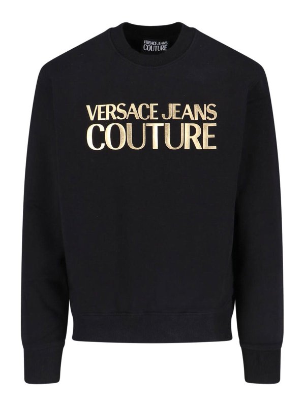 Versace Jeans Couture: スウェット＆セーター - スウェットシャツ/セーター - 黒