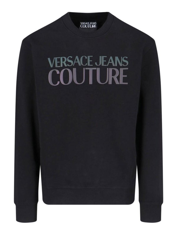 Versace Jeans Couture: スウェット＆セーター - スウェットシャツ/セーター - 黒