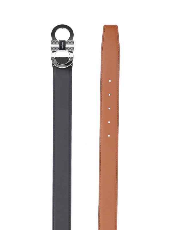 SALVATORE FERRAGAMO: cinture online - Cintura Reversibile