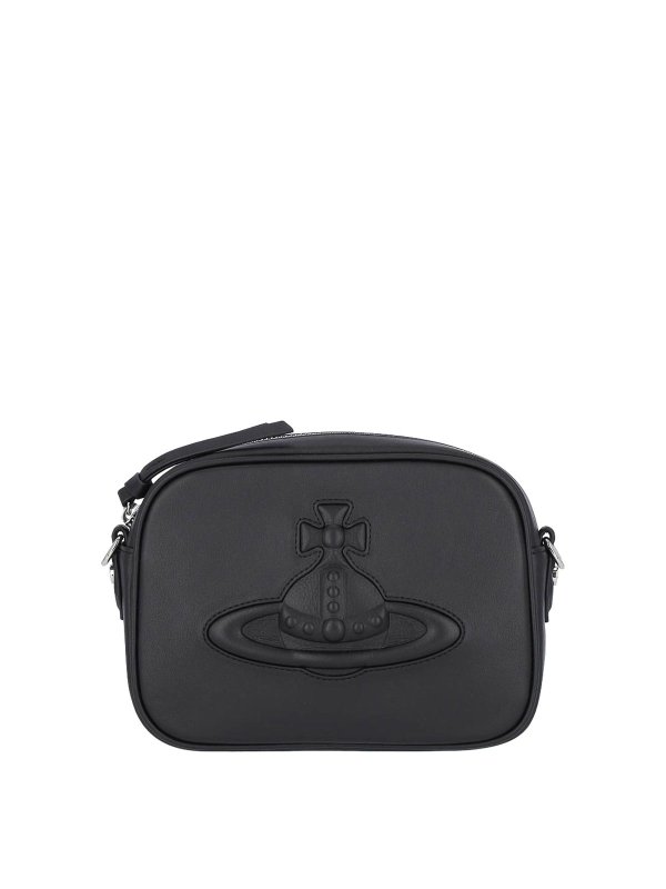 VIVIENNE WESTWOOD: クロスボディバッグ - クロスボディバッグ - 黒